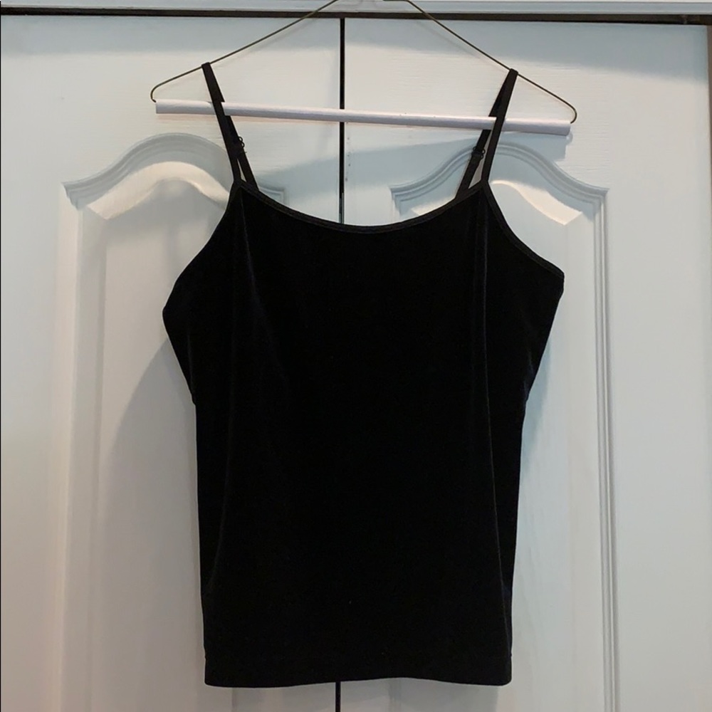 Chico’s velvet black tank top